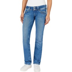 дамски,панталони,pepe,jeans,slim,fit,low,waist,jeans,blue