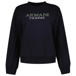 блуза,дамски,блузи,armani,exchange,3dym32,sweatshirt,blue