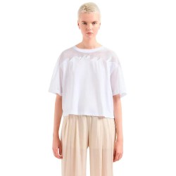 тениска,дамски,тениски,armani,exchange,3dyt34,short,sleeve,t,shirt,optic,white,(beige)