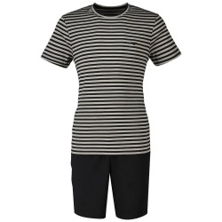 пижама,мъжки,пижами,emporio,armani,111573,short,sleeve,pyjama,white,black,(riga,black,pietra)