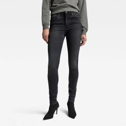 дънки,дамски,панталони,g,star,lhana,skinny,fit,jeans,worn,in,black,onyx,(black)