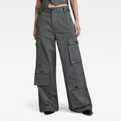 панталони,дамски,панталони,g,star,mega,pant,cargo,pants,grey,(dark,black,dim,grey,herringbone)