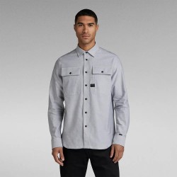 риза,с,дълъг,ръкав,мъжки,ризи,g,star,cpo,regular,fit,long,sleeve,shirt,grey,(correct,grey,white,oxford)