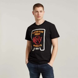 тениска,мъжки,тениски,g,star,multicolor,short,sleeve,t,shirt,dark,black,(black)