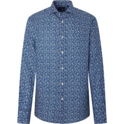 риза,с,дълъг,ръкав,мъжки,ризи,façonnable,leaf,allov,long,sleeve,shirt,blue