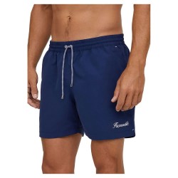 бански,гащета,мъжки,бански,костюми,façonnable,logo,solid,swimming,shorts,blue