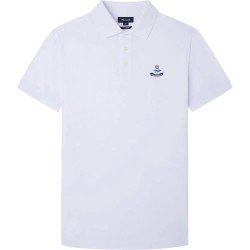 мъжки,блузи,с,яка,façonnable,pima,birdie,short,sleeve,polo,white