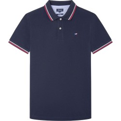 мъжки,блузи,с,яка,façonnable,pima,flag,short,sleeve,polo,blue