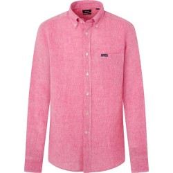риза,с,дълъг,ръкав,мъжки,ризи,façonnable,plain,long,sleeve,shirt,pink,(sundae,pink)