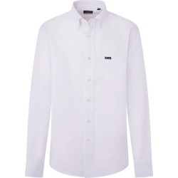 риза,с,дълъг,ръкав,мъжки,ризи,façonnable,plain,long,sleeve,shirt,white