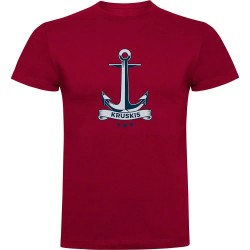 тениска,мъжки,тениски,kruskis,anchor,short,sleeve,t,shirt,dark,red,(red)