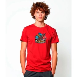 тениска,мъжки,тениски,kruskis,boxing,short,sleeve,t,shirt,red,(red)