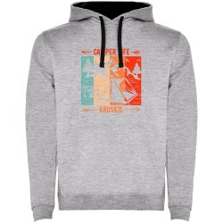 суичър,мъжки,пуловери,kruskis,camper,life,two,colour,hoodie,grey,(heather,grey,black)
