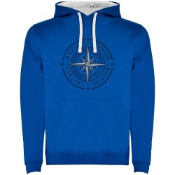 суичър,мъжки,пуловери,kruskis,compass,rose,two,colour,hoodie,royal,blue,white,(blue)