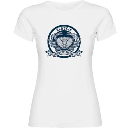 тениска,дамски,тениски,kruskis,crab,logo,short,sleeve,t,shirt,white