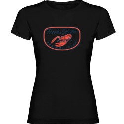 тениска,дамски,тениски,kruskis,fresh,lobster,short,sleeve,t,shirt,black