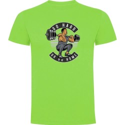 тениска,мъжки,тениски,kruskis,go,hard,short,sleeve,t,shirt,light,green,(green)
