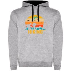 суичър,мъжки,пуловери,kruskis,hiking,two,colour,hoodie,heather,grey,black,(grey)