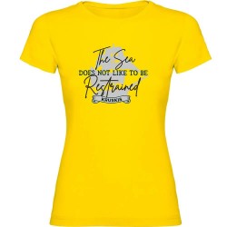 тениска,дамски,тениски,kruskis,restrained,short,sleeve,t,shirt,yellow