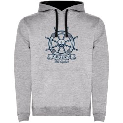 суичър,мъжки,пуловери,kruskis,rudder,two,colour,hoodie,heather,grey,black,(grey)