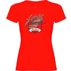 тениска,дамски,тениски,kruskis,seafood,lobster,short,sleeve,t,shirt,red