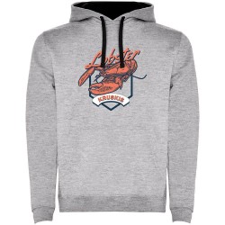 суичър,мъжки,пуловери,kruskis,seafood,lobster,two,colour,hoodie,heather,grey,black,(grey)