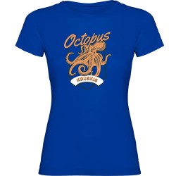 тениска,дамски,тениски,kruskis,seafood,octopus,short,sleeve,t,shirt,royal,blue,(blue)