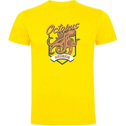 тениска,мъжки,тениски,kruskis,seafood,octopus,short,sleeve,t,shirt,yellow