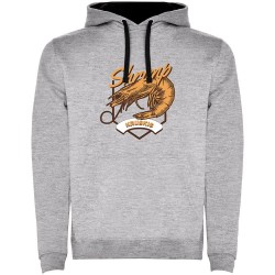 суичър,мъжки,пуловери,kruskis,seafood,shrimp,two,colour,hoodie,heather,grey,black,(grey)