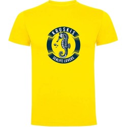 тениска,мъжки,тениски,kruskis,seahorse,short,sleeve,t,shirt,yellow
