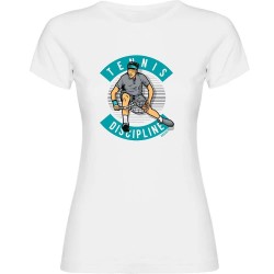 тениска,дамски,тениски,kruskis,tennis,discipline,short,sleeve,t,shirt,white