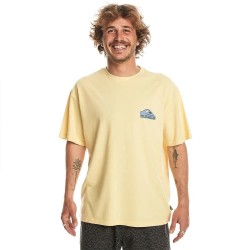 тениска,мъжки,тениски,quiksilver,take,us,back,logo,short,sleeve,t,shirt,mellow,yellow,(yellow)