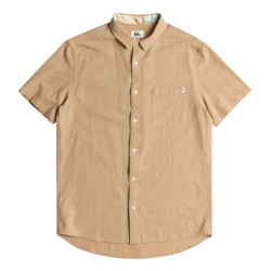 риза,с,къс,ръкав,мъжки,ризи,quiksilver,time,box,short,sleeve,shirt,beige,(plage)