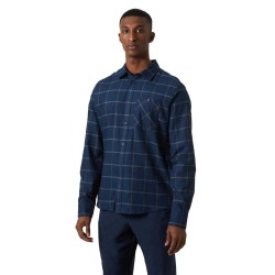 риза,с,дълъг,ръкав,мъжки,ризи,helly,hansen,aker,flannel,long,sleeve,shirt,ocean,sierra,plaid,(blue)