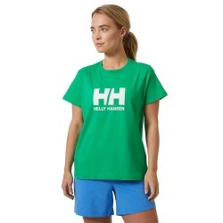 тениска,дамски,тениски,helly,hansen,logo,2.0,short,sleeve,t,shirt,bright,green,(green)