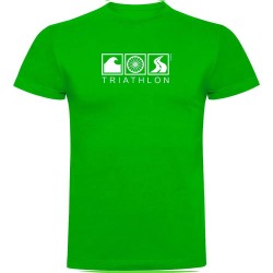 тениска,мъжки,тениски,kruskis,triathlon,short,sleeve,t,shirt,green