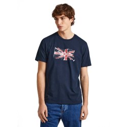 тениска,мъжки,тениски,pepe,jeans,clag,short,sleeve,t,shirt,dulwich,blue,(blue)