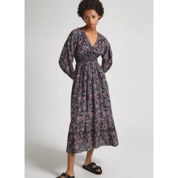 рокля,дамски,поли,и,рокли,pepe,jeans,divinia,long,sleeve,dress,grey