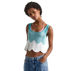 дамски,блузи,дамски,ризи,pepe,jeans,galea,sleeveless,blouse,blue
