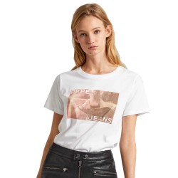 тениска,дамски,тениски,pepe,jeans,higi,short,sleeve,t,shirt,white