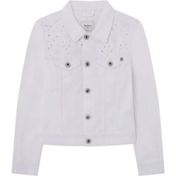яке,детски,якета,и,палта,pepe,jeans,isa,anglaise,denim,jacket,white,(denim)