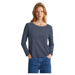 тениска,дамски,тениски,pepe,jeans,jade,long,sleeve,t,shirt,dulwich,blue