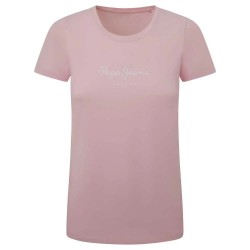 тениска,дамски,тениски,pepe,jeans,new,virginia,short,sleeve,t,shirt,pink