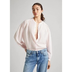 риза,с,дълъг,ръкав,дамски,блузи,дамски,ризи,pepe,jeans,petra,long,sleeve,shirt,pink