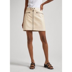 пола,дамски,поли,и,рокли,pepe,jeans,safire,short,skirt,beige