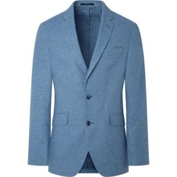 Сако Hackett Brushed Cott Hbone blazer - Blue (Blue) сако,мъжки,сака,hackett,brushed,cott,hbone,blazer,blue,(blue)