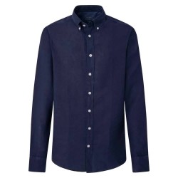 риза,с,дълъг,ръкав,мъжки,ризи,hackett,garment,dye,linen,b,long,sleeve,shirt,navy,(blue)