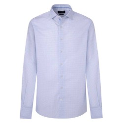 карирана,риза,мъжки,ризи,hackett,graph,check,eng,strip,long,sleeve,shirt,blue