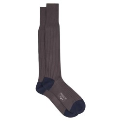 чорапи,мъжки,чорапи,hackett,hmu30046,long,socks,dark,brown,(brown)