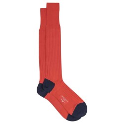 чорапи,мъжки,чорапи,hackett,hmu30046,long,socks,red,(orange)